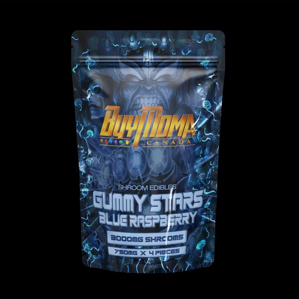 Shroom Gummy Stars - Blue Raspberry - 3000MG