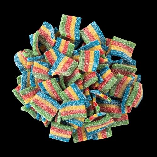 LSD Edible 100ug Rainbow Sour Belts