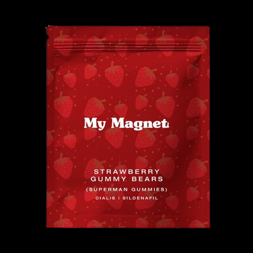 Superman Gummies – Strawberry – Cialis 10MG | Sildenafil 100MG | My Magnet